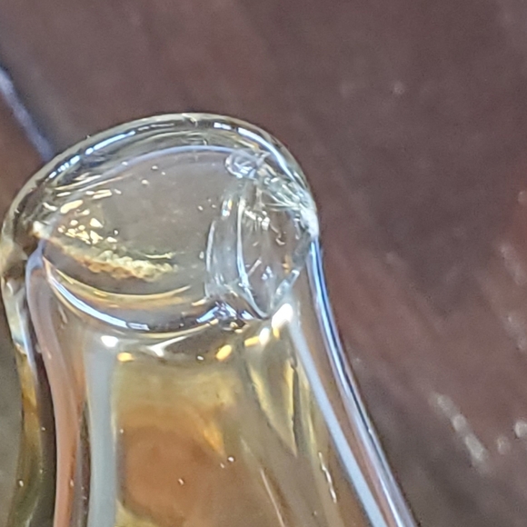 Sooner Hand Stretched Blown Glass Sculpture - Picture 3 of 6